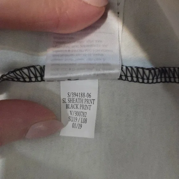 Old Navy Safari Animal Print Sheath Dress Womens S Black Giraffe Zebra Flamingo - Picture 8 of 10